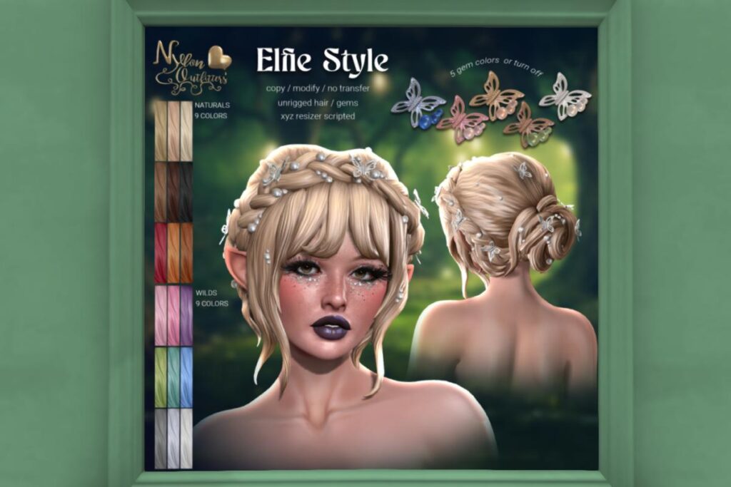 Elfie Style Hair, L$288 each/L$488