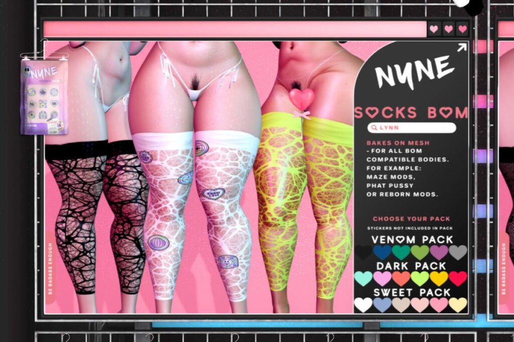 Lynn Socks - BOM/+Mods, L$269