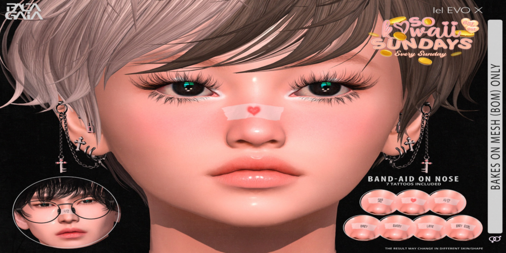 Band-aid On Nose Accessory - EvoX	&lt;a href=&quot;http://maps.secondlife.com/secondlife/Starry%20Night/207/150/2002&quot;&gt;Teleport&lt;/a&gt;