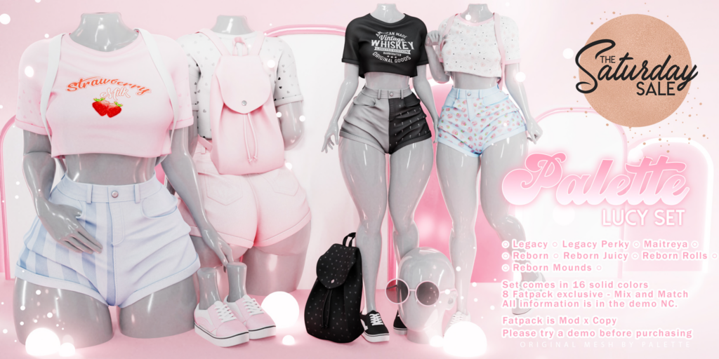 Lucy Set - Legacy/Maitreya/Reborn/+mods	&lt;a href=&quot;http://maps.secondlife.com/secondlife/Rosecastle/160/98/994&quot;&gt;Teleport&lt;/a&gt;