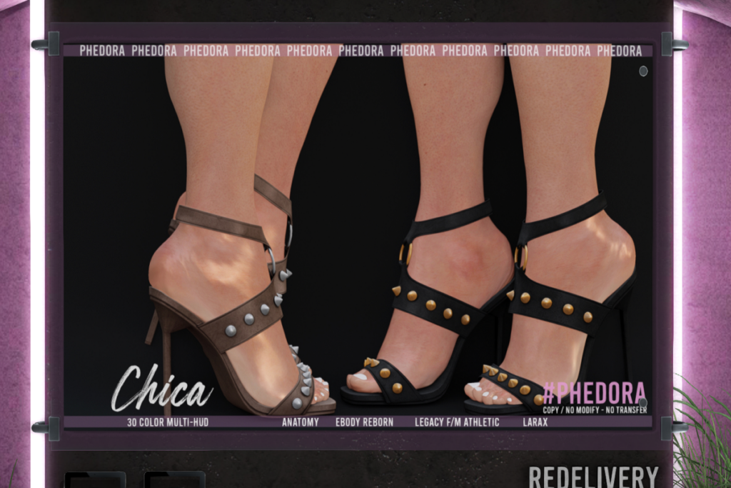 Chica Heels - Anatomy/Legacy M+F/MaitreyaX/Reborn/+mods, L$399