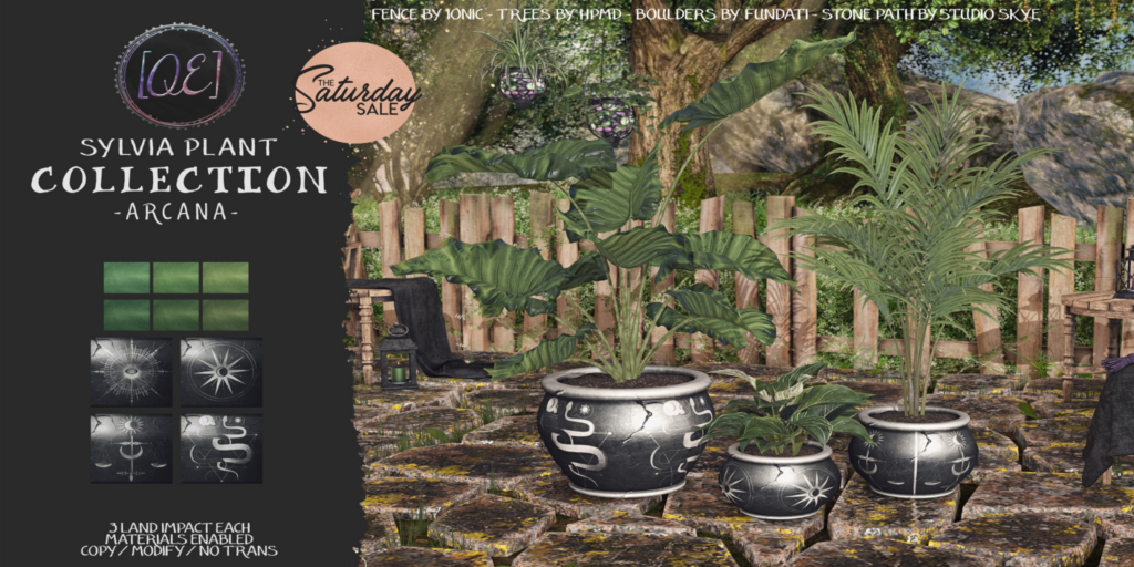 Sylvia Plant Collection Decor Set	&lt;a href=&quot;http://maps.secondlife.com/secondlife/Calisto/124/124/27&quot;&gt;Teleport&lt;/a&gt;