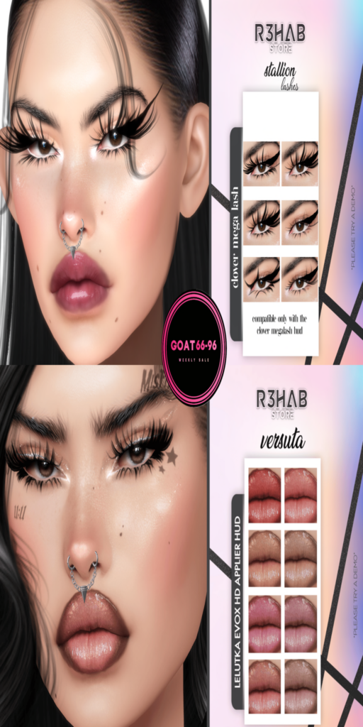 Stallion Lashes - Clover Megalash | Veruta Lipstick - EvoX