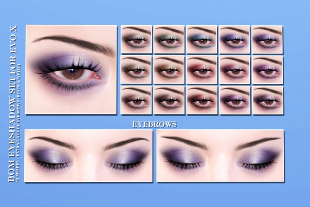 Nana Eyeshadow &amp; Eyebrows - EvoX, L$275