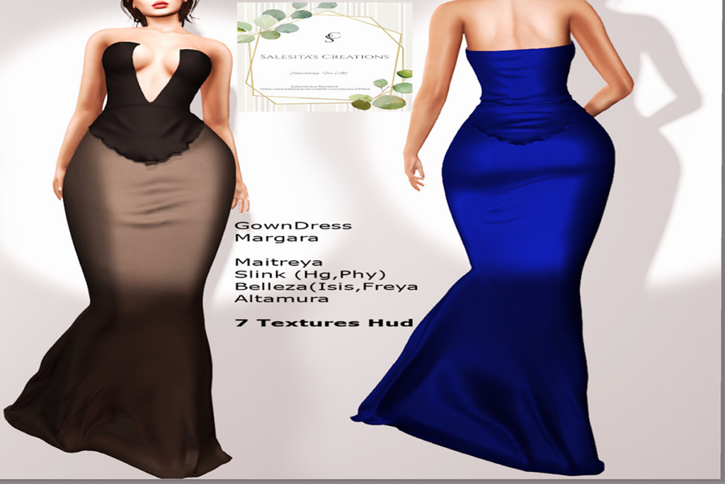 Margara Gown - Altamura/Belleza/Maitreya/Slink/+mods, L$99