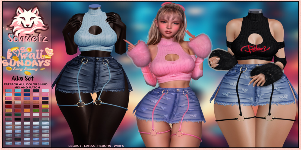 Aiko Set - Legacy/MaitreyaX/Reborn/+mods	&lt;a href=&quot;http://maps.secondlife.com/secondlife/Carima/105/238/1514&quot;&gt;Teleport&lt;/a&gt;