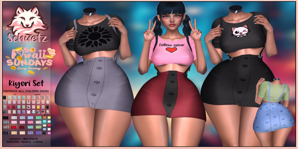 Kiyori Set - Legacy/Maitreya/Reborn/+mods	&lt;a href=&quot;http://maps.secondlife.com/secondlife/Carima/105/238/1514&quot;&gt;Teleport&lt;/a&gt;