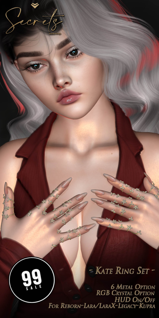 Kate Ring Set - Inithium/Legacy/Maitreya/Reborn/+mods