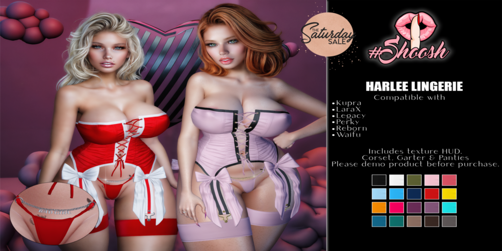 Harlee Lingerie - Inithium/Legacy/MaitreyaX/Reborn/+mods	&lt;a href=&quot;http://maps.secondlife.com/secondlife/Wild%20Pack/160/167/23&quot;&gt;Teleport&lt;/a&gt;