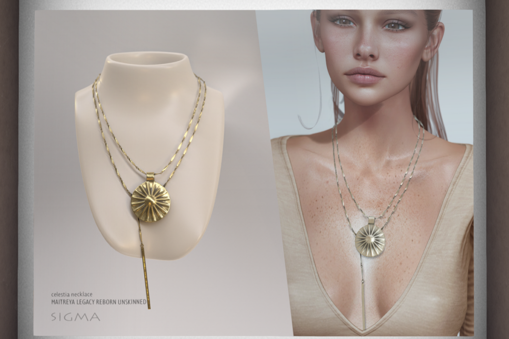 Celestia Necklace - Legacy/Maitreya/Reborn/Unrigged, L$320