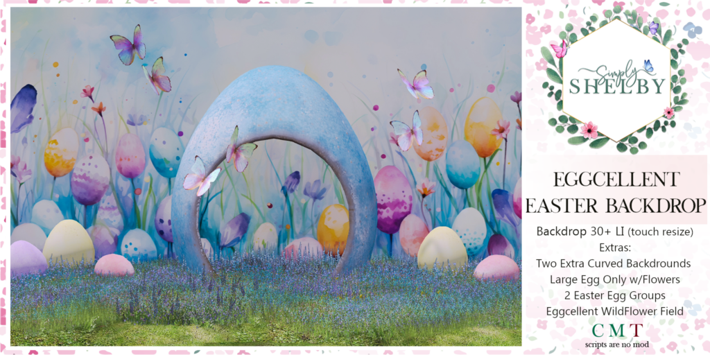 Eggcellent Easter Backdrop