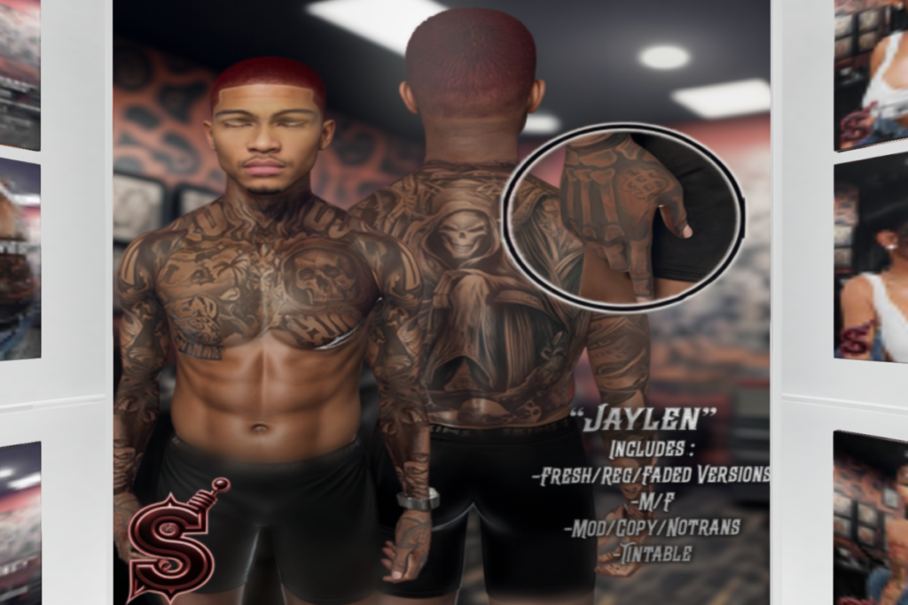 Jaylen Tattoo, L$799