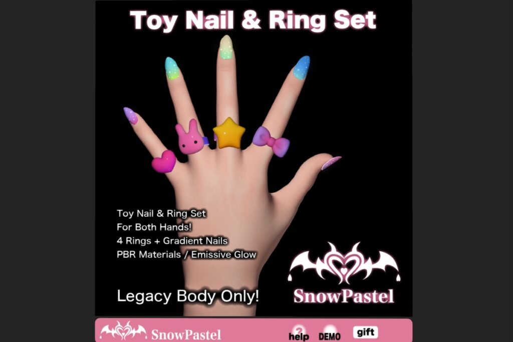 Toy Nail &amp; Ring Set - Legacy, L$200