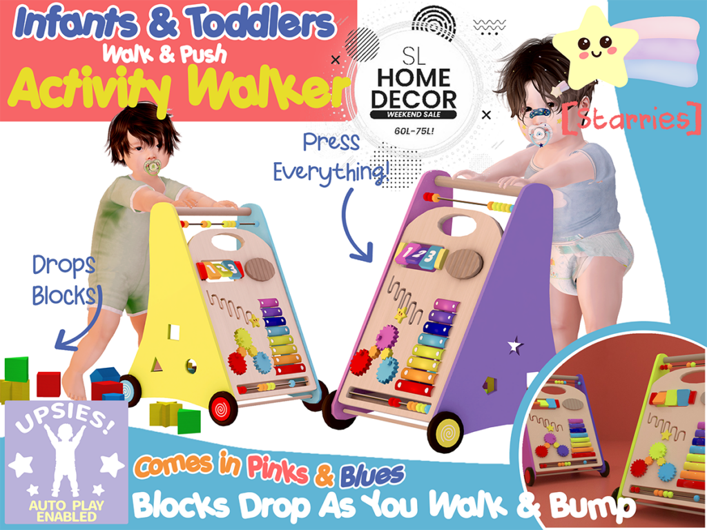 Infants &amp; Toddlers Walk &amp; Push Activity Walker