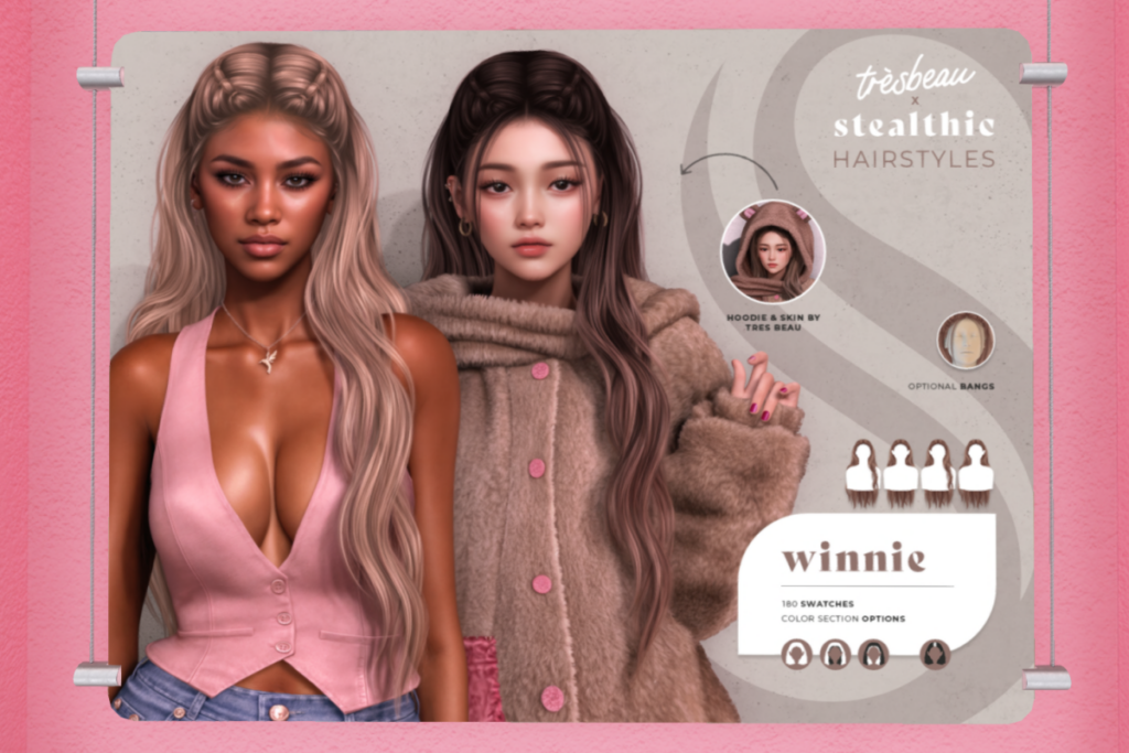 Winnie Hair, L$199-L$399/L$598 FP