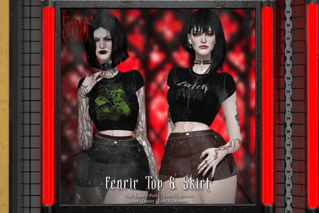 Fenrir Top &amp; Skirt - Legacy/MaitreyaX/Reborn/+mods, L$250 each/L$1000-L$1300 each FP