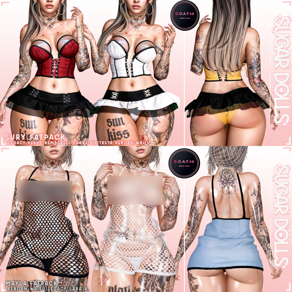 Sury Set - Legacy/Maitreya/Reborn/+mods | Mayla Set - Legacy/MaitreyaX/Reborn/+mods