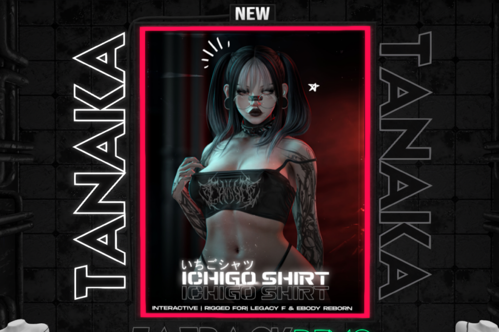 Ichigo Shirt - Legacy/Reborn, L$350 each/L$950 FP