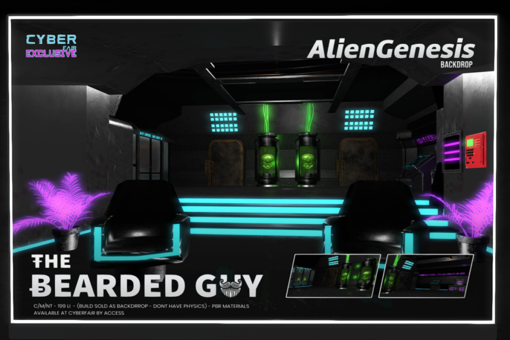 Alien Genesis Backdrop, L$299