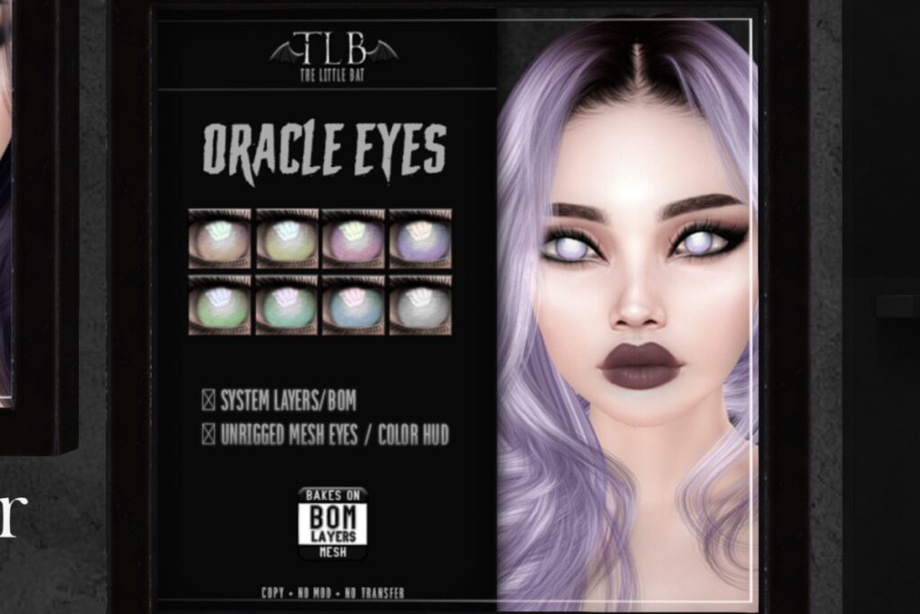 Oracle Eyes - BOM/Mesh, L$180