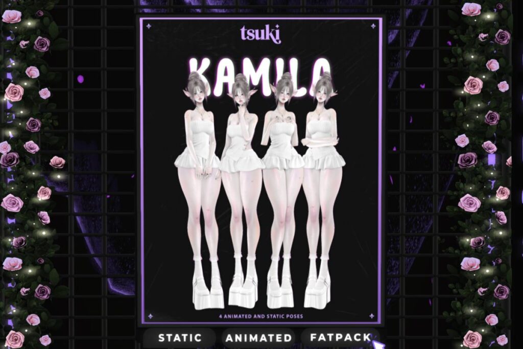 Kamila Static &amp; Animated Poses, L$100-L$299 each/L$349 FP