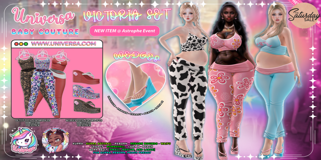 Victoria Set - Inithium/Legacy/MaitreyaX/Peach/Reborn/+mods	&lt;a href=&quot;https://maps.secondlife.com/secondlife/Universa/117/83/1319&quot;&gt;Teleport&lt;/a&gt;