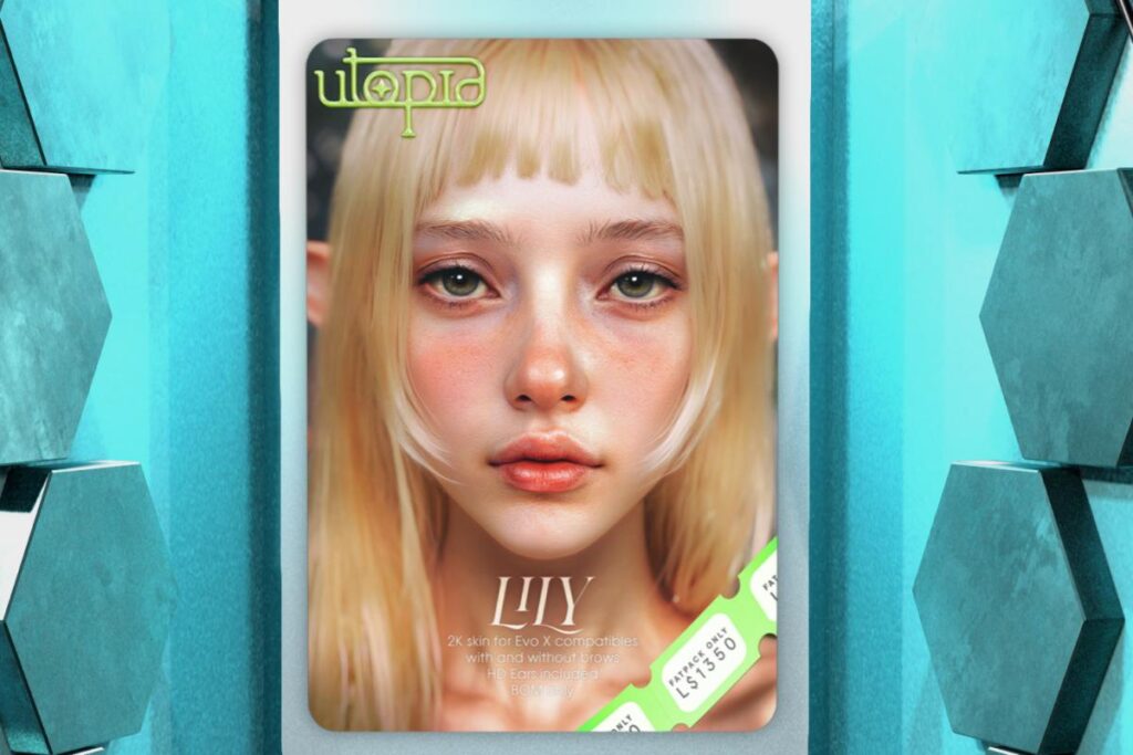 Lily Skin - EvoX, L$799 each/L$1350 FP