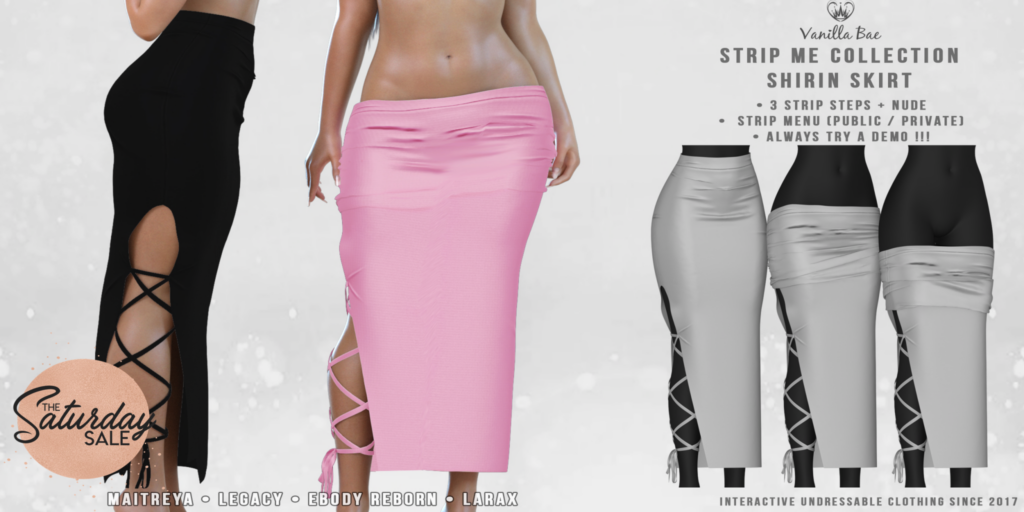 Shirin Skirt - Legacy/Maitreya/Reborn/+mods	&lt;a href=&quot;http://maps.secondlife.com/secondlife/Vanilla%20Bae/104/135/27&quot;&gt;Teleport&lt;/a&gt;