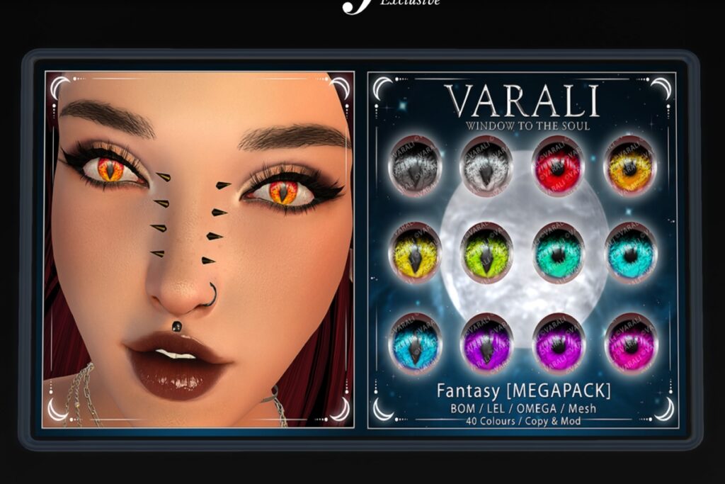 Fantasy Eyes - BOM/EvoX/Mesh/Omega, L$150-L$250 each/L$500 FP