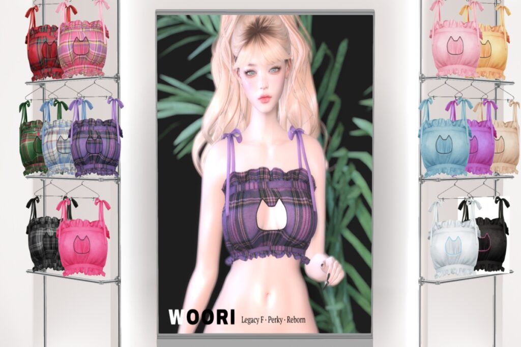 Woori Top - Legacy/Reborn/+mods, L$209 each/L$999 FP