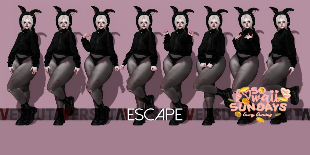 Escape Poses	&lt;a href=&quot;http://maps.secondlife.com/secondlife/Magical/221/82/777&quot;&gt;Teleport&lt;/a&gt;