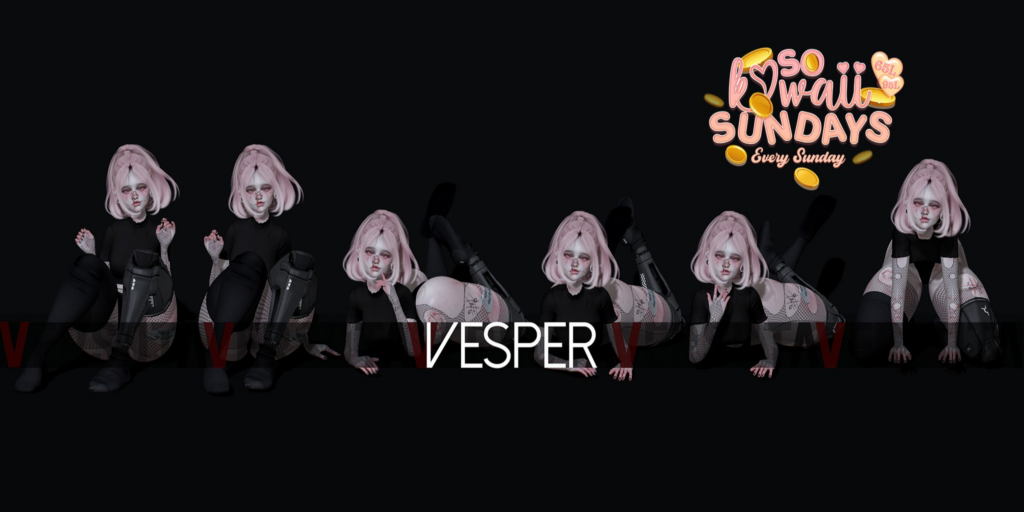 Vesper Poses	&lt;a href=&quot;http://maps.secondlife.com/secondlife/Magical/221/82/777&quot;&gt;Teleport&lt;/a&gt;