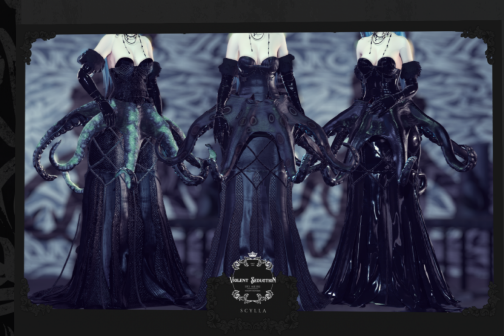 Scylla Dress - Legacy/MaitreyaX/Reborn, L$350-L$500 each/L$3500 FP