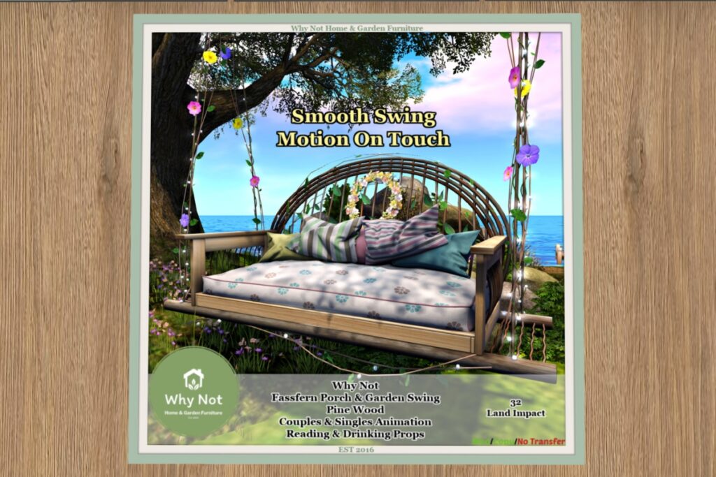 Fassfern Porch &amp; Garden Swing, L$263 each