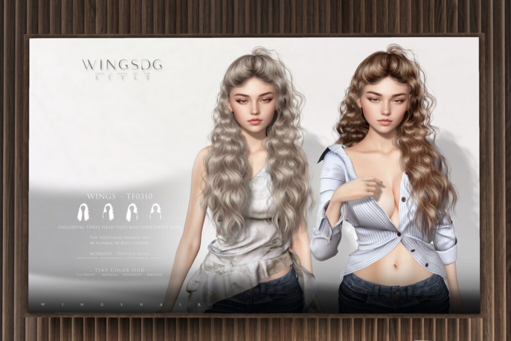 TF0310 Hairstyle, L$320 each/L$900 FP