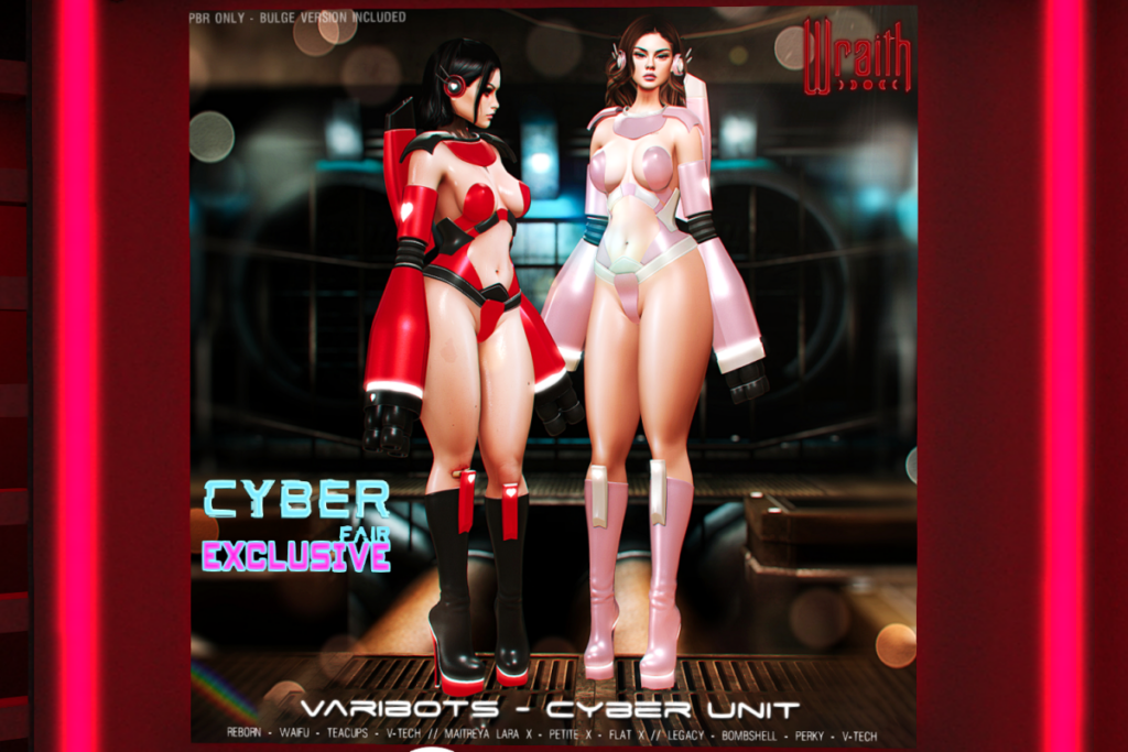 Varibots Cyber Unit - Legacy/MaitreyaX/Reborn/+mods, L$600 each/L$800-L$900 each FP/L$1700 MP | Varibots Legendary Pack, L$3250