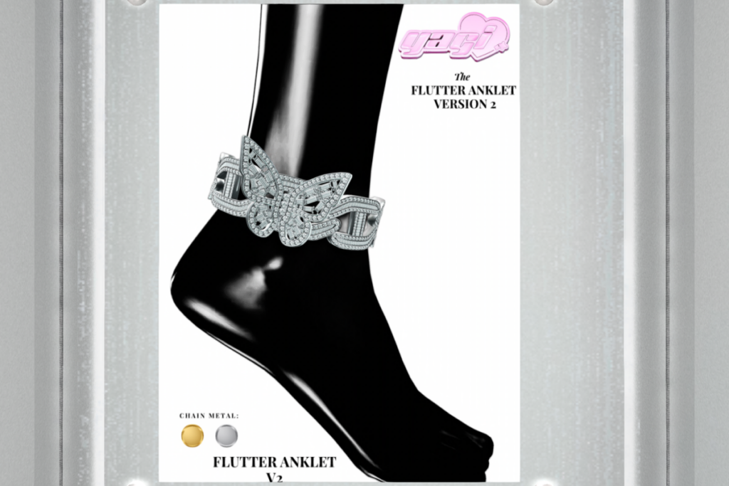 The Flutter Anklet v2, L$599