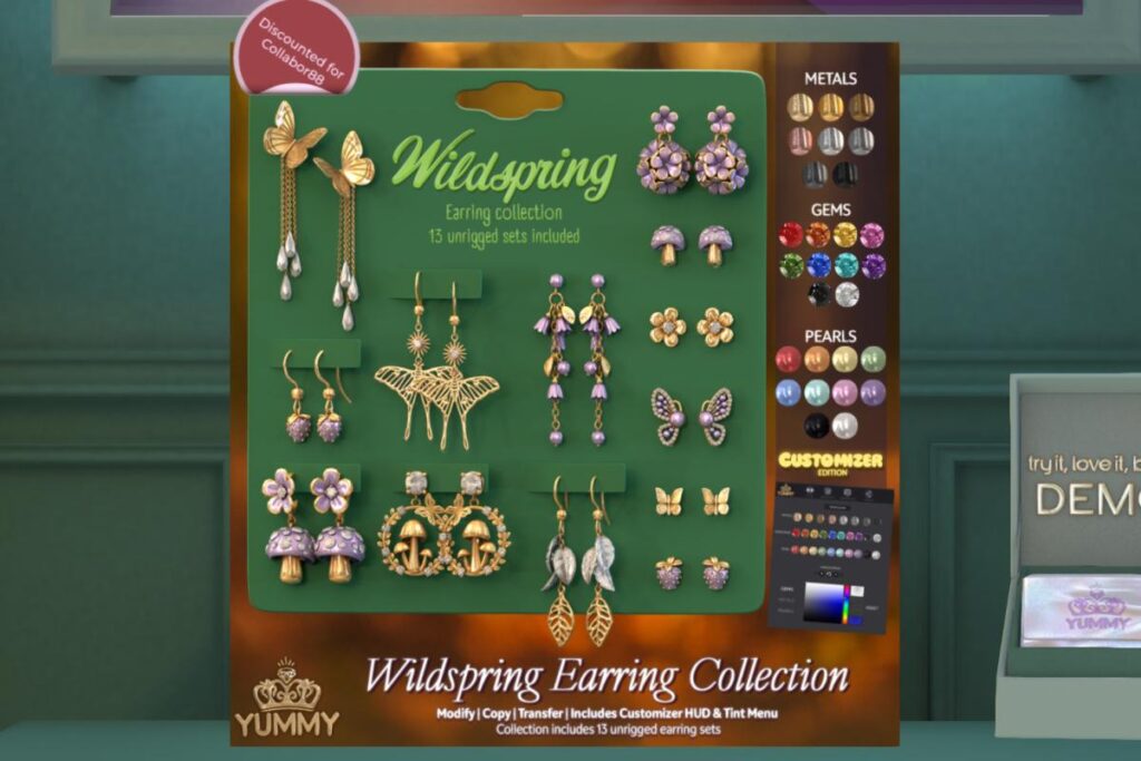 Wildspring Earring Collection, L$388