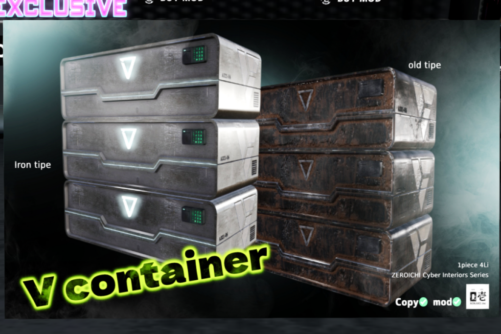 V Container, L$180